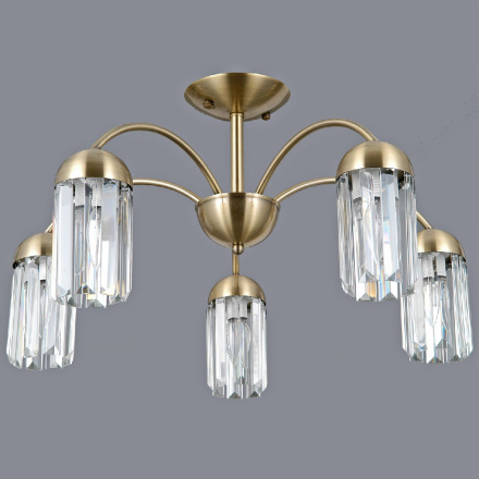 Люстра на штанге Illumico IL0599-5CSQ-24 AB LYRA