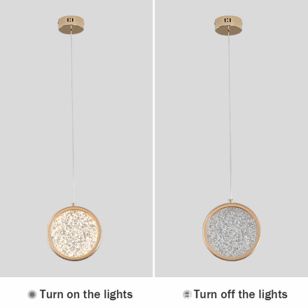 Подвесной светильник Delight Collection OMD821600 OMG0728S gold