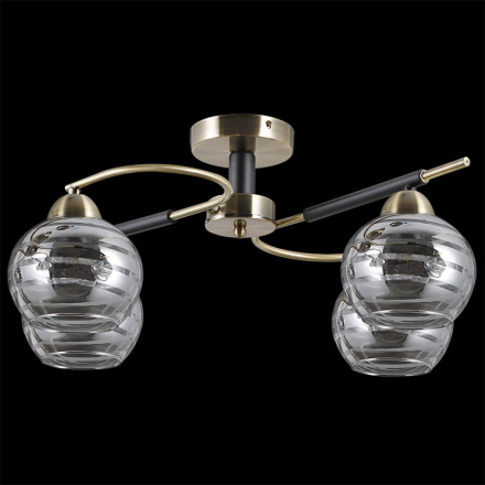 Люстра на штанге Illumico IL9800-4CSQ-79 BK AB