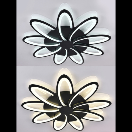 Потолочная люстра Natali Kovaltseva Holder HIGH-TECH LED LAMPS 82009 BLACK