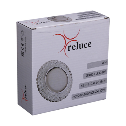 Точечный светильник Reluce 53211-9.0-001MN GX53+LED5W DL WH 4000K