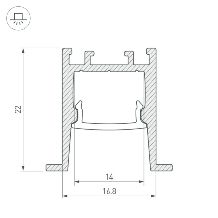 Профиль Arlight SL-COMFORT 031770