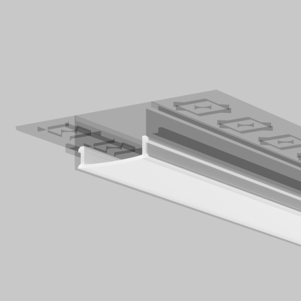 Рассеиватель для профиля 6114 Maytoni Led Strip ALM-6114-O-DF-10M 642015