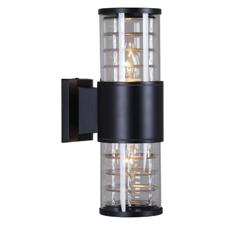 Уличный настенный светильник Reluce 86229-9.2-002CT 2*E27 BK