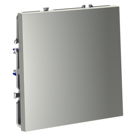 Выключатель одноклавишный Voltum S70 VLS010105 (сталь)