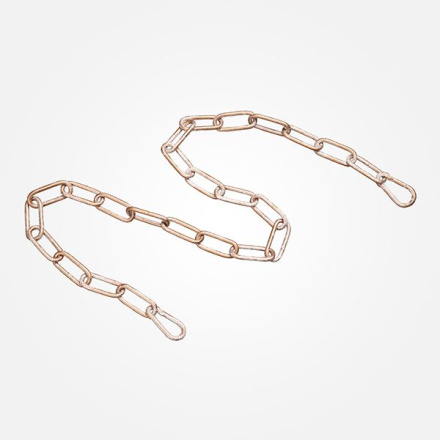 Цепь Eurosvet 1 м 10302 белый с золотом 00000073025