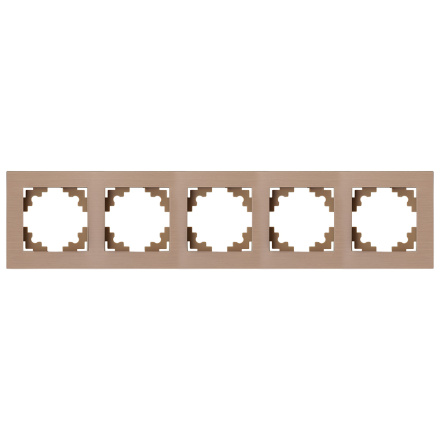 Рамка 5-местная Stekker Катрин MFR00-7005-02 50026