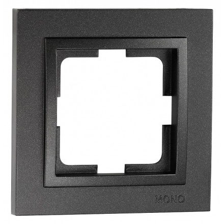 Рамка на 1 пост Mono Electric Despina графит 102-200000-160