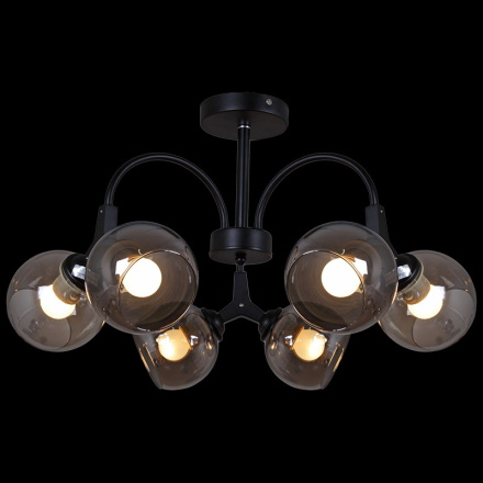 Люстра на штанге Reluce 01268-0.3-06 BK+CR