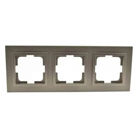 Рамка на 3 поста Mono Electric Despina антрацит 102-240000-162