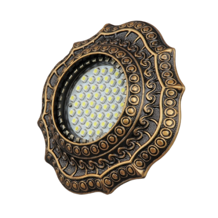 Встраиваемый светильник Elvan TCH-6127-GU-10-Wh-Gl