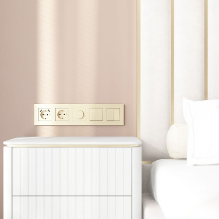 Рамка на 5 постов Werkel Slab (шампань софт) W0052911 4690389218460 a071629