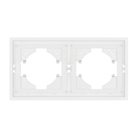 Рамка пластиковая на 2 поста Arlight FRM-TENDO-SFPL-2-WH 054649