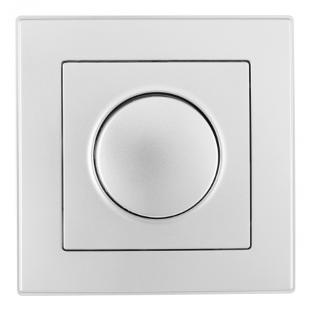 Диммер с рамкой Arte Milano SET06-1-48-1 silver