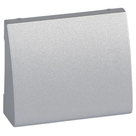 Лицевая панель Legrand Galea Life двойной вывода кабеля алюминий 771385