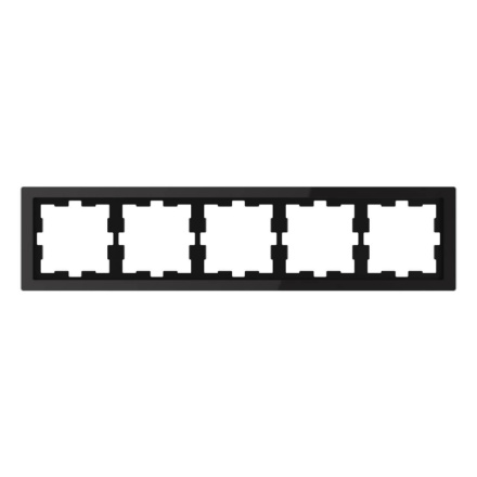 Рамка 5-постовая Schneider Electric Merten D-Life MTN4050-6503