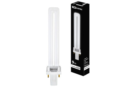 Лампа энергосберегающая TDM Electric G23 9W 6500K матовая SQ0323-0086