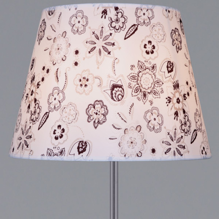 Торшер Reluce 86578-0.6-01 CH (SHADE 1718B WH)