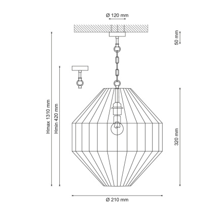 Подвесной светильник Lucia Tucci Industrial 1826.1