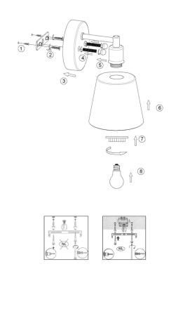 Бра Lucide Vitri 71265/01/17
