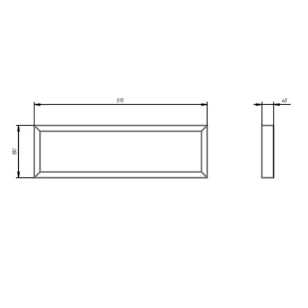 Светодиодная панель Эра SPO-950-3-40K-018 Б0051631