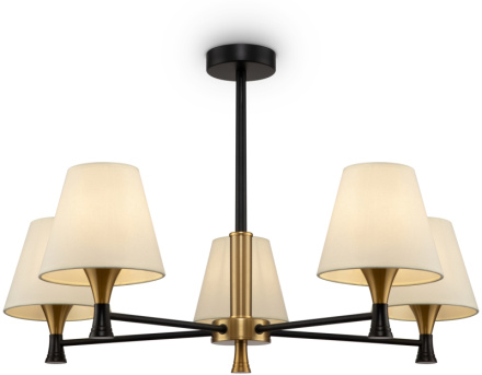 Люстра на штанге Freya Perfetto FR5098PL-05BBS