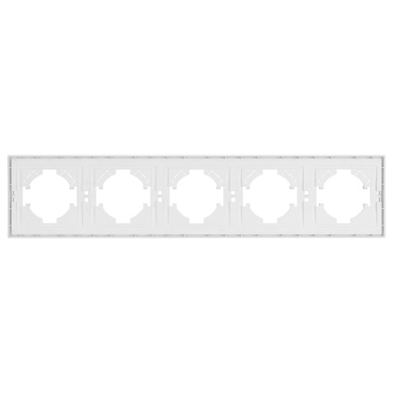 Рамка пластиковая на 5 постов Arlight FRM-TENDO-PL-5-GD 053854