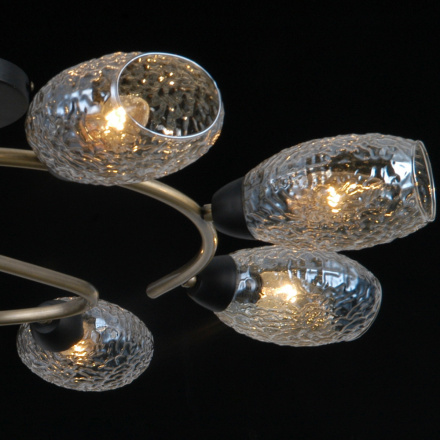 Люстра на штанге Illumico IL0300-8CSQ-79 BK AB