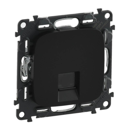 Информационная розетка RJ45 Legrand Valena Allure антрацит 753950