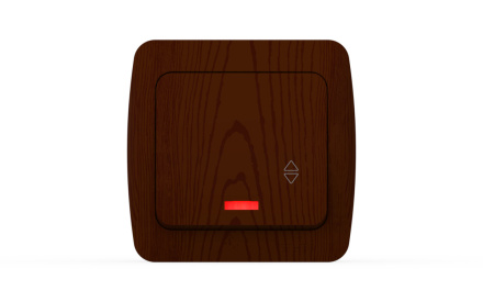 Переключатель с подсветкой ELBI Alsu 504-010600-210