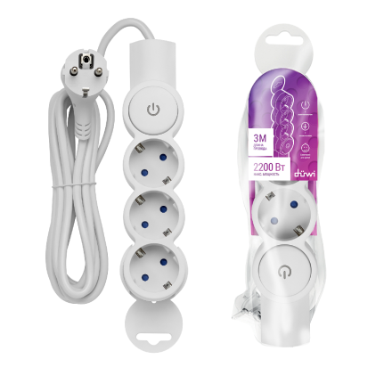 Удлинитель бытовой Duwi 32008 3