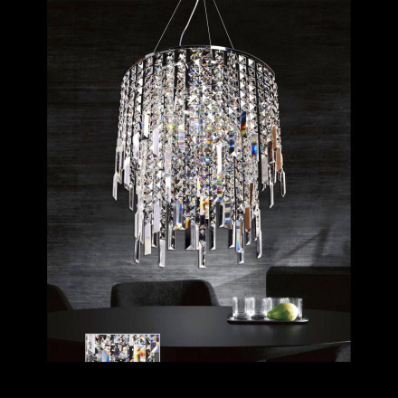 Подвесная люстра Lumina Deco Zucchero LDP 2159-450 CHR