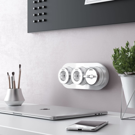 Выключатель на 4 положения двухклавишный Werkel Vintage 4690389183157 W5822050