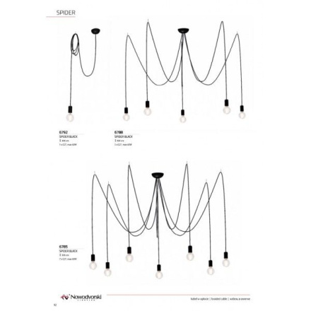 Подвесной светильник Nowodvorski Spider 6792