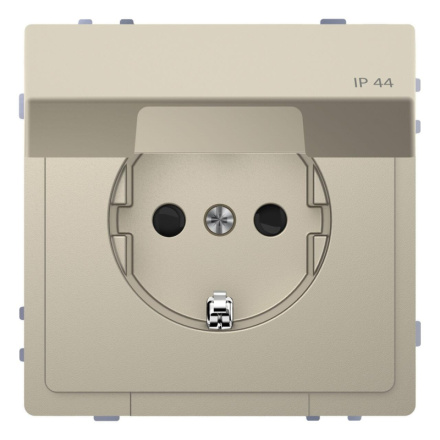 Розетка Schneider Electric Merten D-Life 16A с/з и крышкой MTN2314-6033