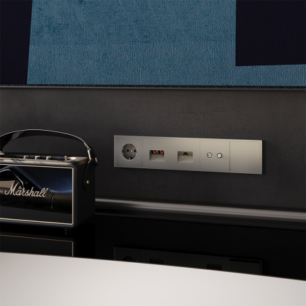 Рамка на 5 постов Voltum S70 VLS100503 (кашемир)