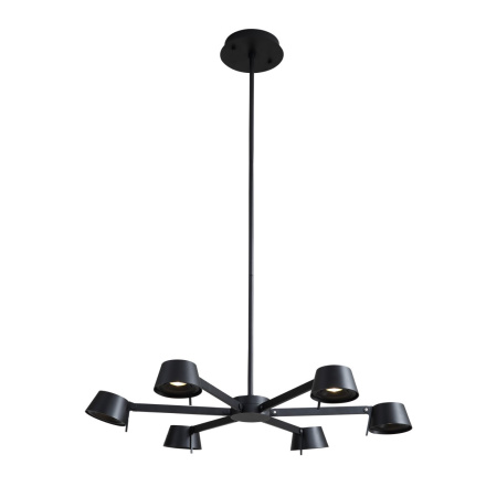 Люстра на штанге Delight Collection P0214-6A black