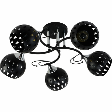 Люстра на штанге Reluce 01314-0.3-05 BK+CR