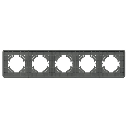 Рамка на 5 постов стеклянная Arlight FRM-OMALI-SFGS-5-GR 049722