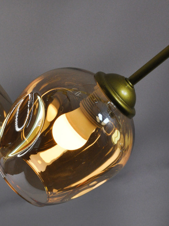 Люстра на штанге Elvan LU-113/8-Е27-Gl