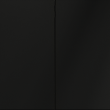 Выключатель с самовозвратом двухклавишный Voltum S70 VLS020608 (черный матовый)