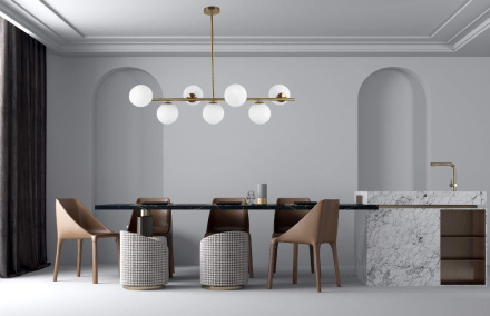 Люстра на штанге Lumina Deco Fredica LDP 6030-7 MD