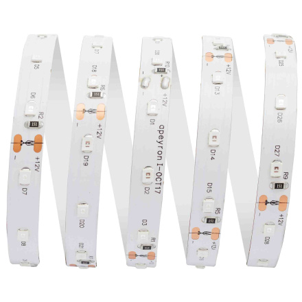 Светодиодная лента Apeyron 12В СТ 4,8Вт/м smd3528, 60д/м IP20 5м зеленая 00-34