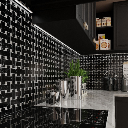 Профиль П-образный накладной Apeyron ширина ленты до 10мм 08-01-01