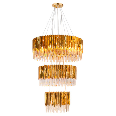 Каскадная люстра AM Group Roberto Cavalli L800-600-400