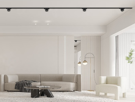 Трековый магнитный светильник iLedex Vision 4825-049-D74-10W-60DG-4000K-BK