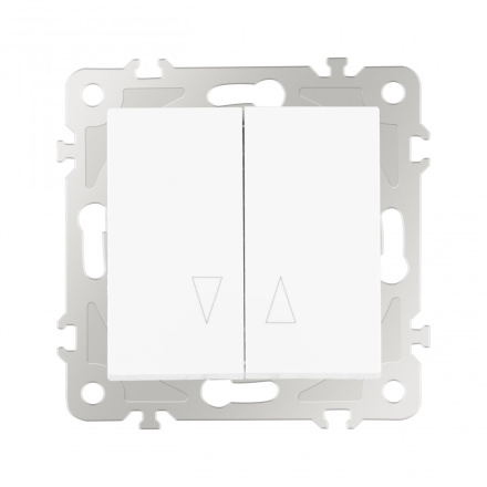 Выключатель жалюзи Arte Milano 206.38-2.white