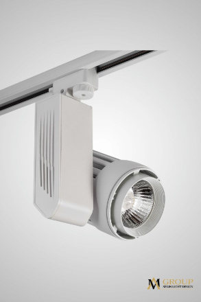 Трековый однофазный светильник AM Group AM180-WH 4000K