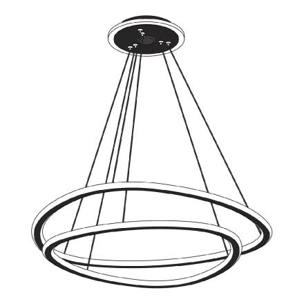 Подвесная люстра Citilux Trio CL215B061E