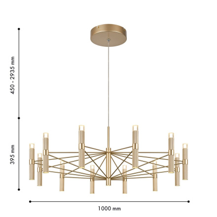 Подвесная люстра Favourite Blick 4759-12P